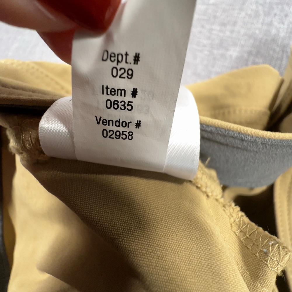 Eddie Bauer Guide Pro Pants Mens 38x32 (Fits as 38x31) Tan Stretch Hiking Travel - Picture 11 of 12